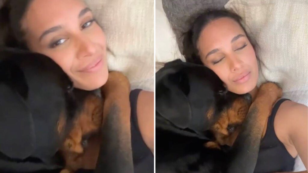 Rottweiler abraça sua dona em busca de conforto porque ninguém queria acariciá-lo: “Ele não entende porque o ignoram”